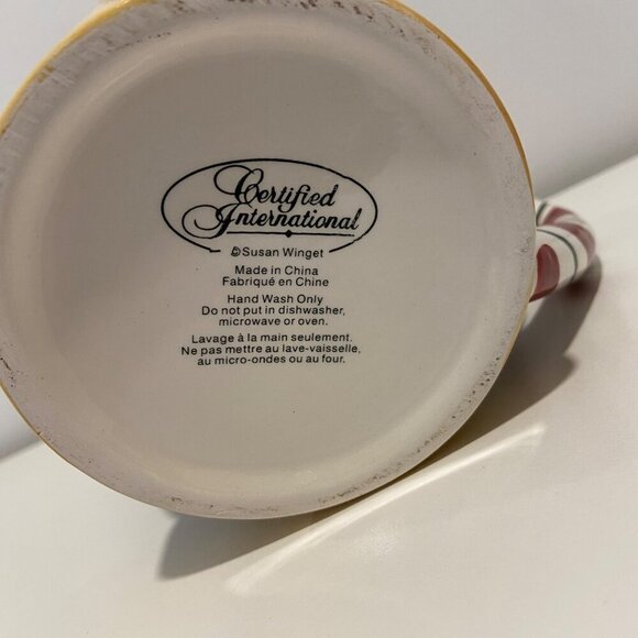 Certified International Susan Winget Nutcracker Mug Ceramic Hand-Painted gift - Picture 6 of 11